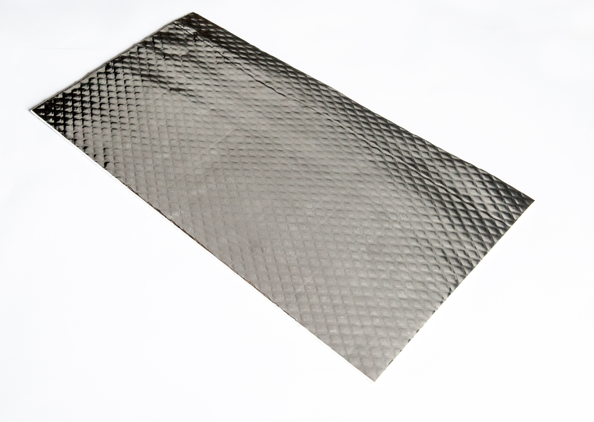 Peel and stick heat shield suitable for trucks, cars, bikes, boats and